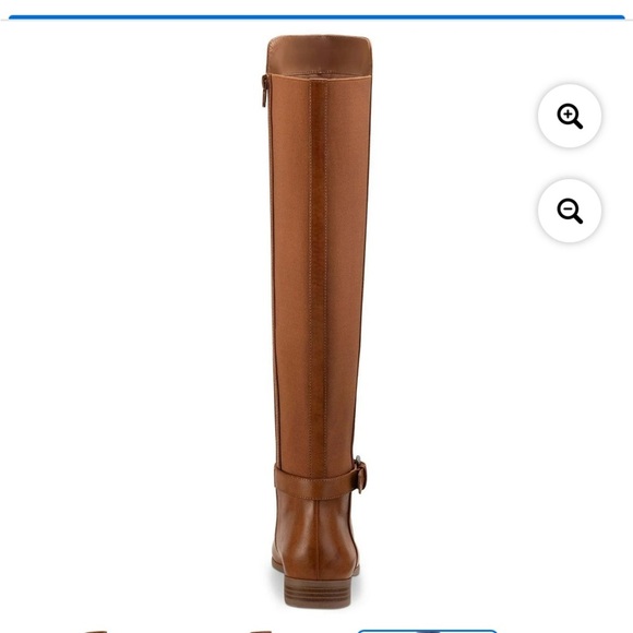 New Kimball Brown camel riding boots over knee by Style & Co for Macy’s flaw - Picture 2 of 5